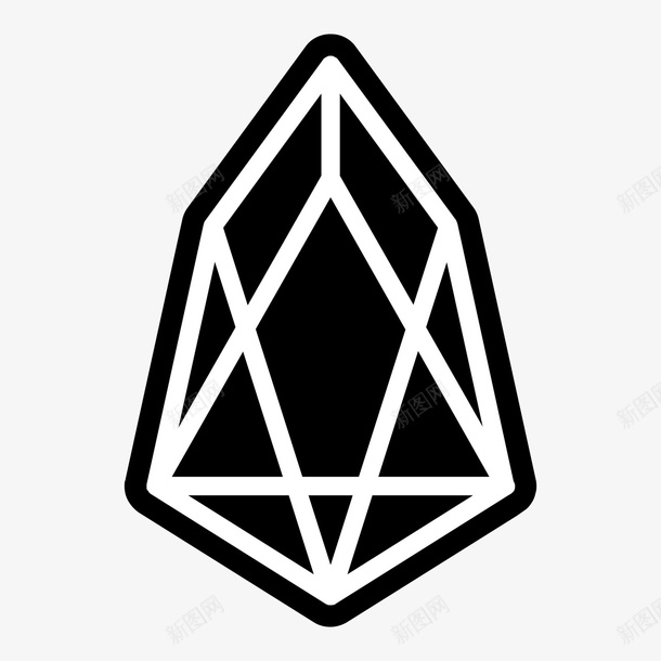 虚拟币图标EOS矢量图ai_新图网 https://ixintu.com ICON PN 图标 比特币 虚拟币 虚拟币图标 矢量图