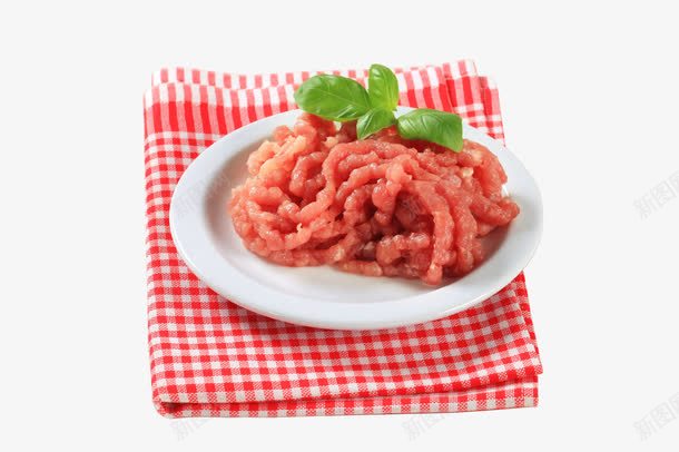 猪肉泥摄影png免抠素材_新图网 https://ixintu.com 实物 新鲜猪肉 格子餐巾 猪肉泥摄影 猪肉馅 生鲜 碎猪肉 食材 饺子馅