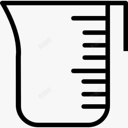 量杯图标png_新图网 https://ixintu.com 做饭 厨房 测量 测量工具和用具 炊具