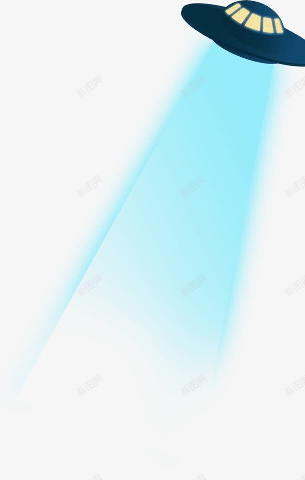 飞船png免抠素材_新图网 https://ixintu.com 外星人 宇宙船 宇宙飞船 蓝光
