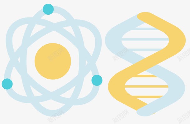 原子结构png免抠素材_新图网 https://ixintu.com DNA 化学式 原子结构 矢量素材