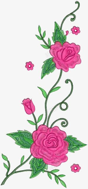 牡丹花绣花矢量图eps免抠素材_新图网 https://ixintu.com 刺绣 图案 牡丹花 绣花 矢量图