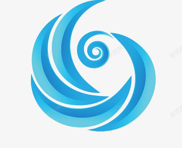 手绘漩涡png免抠素材_新图网 https://ixintu.com 手绘 水 水旋涡 水流漩涡 水漩涡 漩涡 蓝色 透明