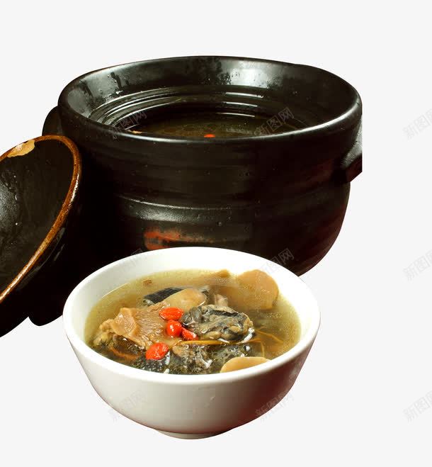 虫草乌鸡汤png免抠素材_新图网 https://ixintu.com 乌鸡 美食 虫草 鸡汤