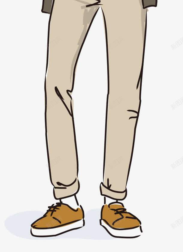 手绘线描线条时尚服饰走png免抠素材_新图网 https://ixintu.com 人物插画 帅气男孩 时尚走秀 美丽女孩