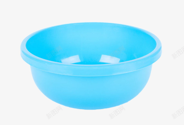 蓝色反光空的盆子塑胶制品实物png免抠素材_新图网 https://ixintu.com 加聚 反光 圆形 塑料 塑料制品 塑胶制品 树脂 水盆 盆子 缩聚 高分子化合物