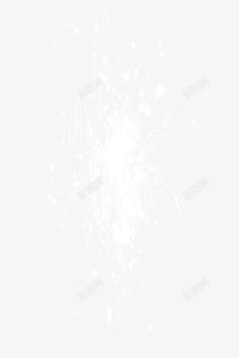白色国庆礼花花纹png免抠素材_新图网 https://ixintu.com 国庆 白色 礼花 花纹