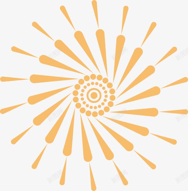 射线烟花png免抠素材_新图网 https://ixintu.com 婚礼花 射线 扁平礼花 生日礼花 礼花 礼花彩带 节日礼花 黄色