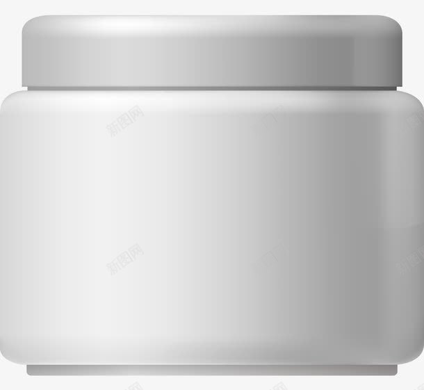 瓶子png免抠素材_新图网 https://ixintu.com 化妆品 护肤品 瓶子 空白瓶子 面霜