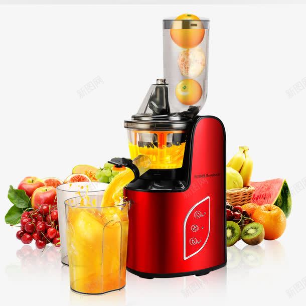 榨汁机png免抠素材_新图网 https://ixintu.com 产品实物 果汁 榨汁机 电器 饮料