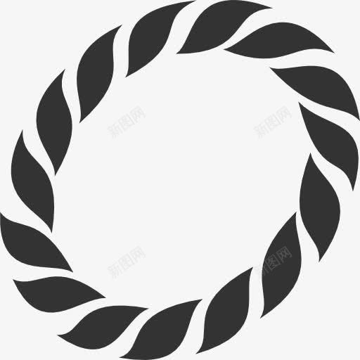 束发用的弹性编织带图标png_新图网 https://ixintu.com 发圈
