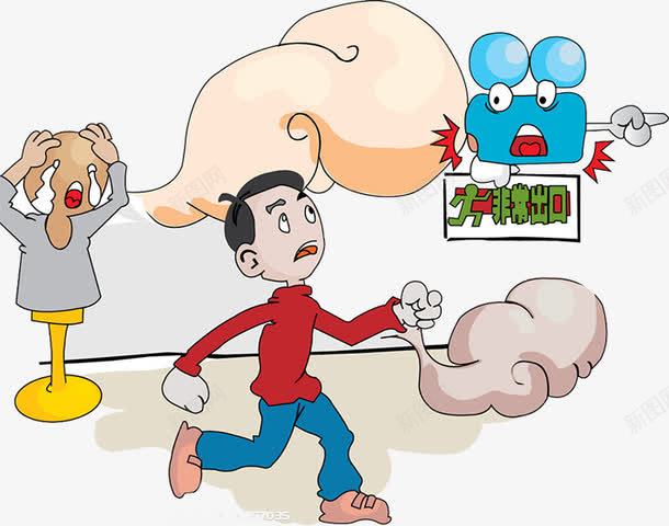 火灾插图png免抠素材_新图网 https://ixintu.com 卡通 安全通道 彩色 火灾漫画