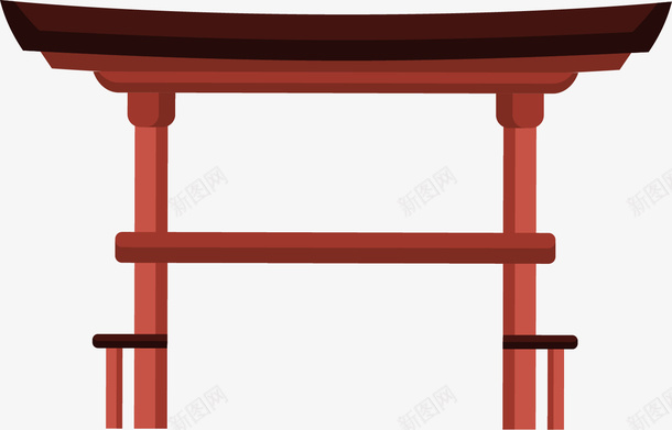 城门度假山庄建筑矢量图ai免抠素材_新图网 https://ixintu.com 别墅山庄 度假山庄 度假山庄建筑 户外山庄 柱子 温泉度假山庄 门口 矢量图
