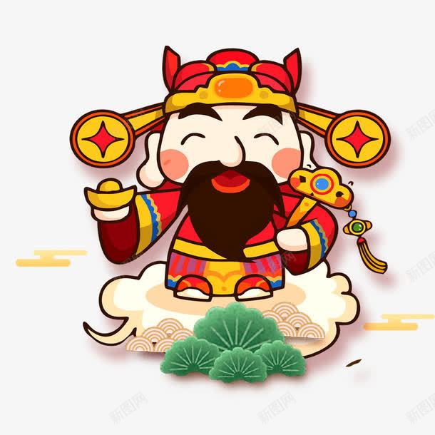 财神爷png免抠素材_新图网 https://ixintu.com 元宝 卡通财神 卡通财神爷 可爱 唯美 节日 财富 财神 财神爷