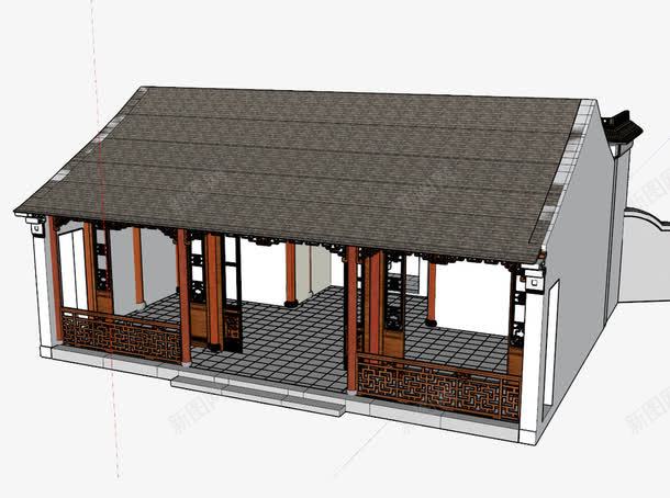 江南民居模型png免抠素材_新图网 https://ixintu.com 中式古建筑 仿古商业街 仿古民居 传统四合院模型名居 农村建筑 出廊 古代建筑 古代民居 合院 合院别墅 同里 唐代建筑 四合院 土楼 宫殿 川西 廊 徽派 徽派建筑 怀德堂 歇山 祠堂 阁楼 风雨廊