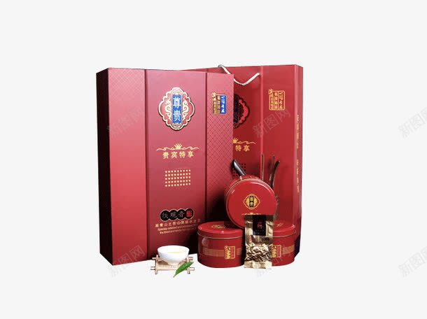 清香型乌龙茶礼盒装png免抠素材_新图网 https://ixintu.com 乌龙茶 产品实物 清香 礼盒 茶叶