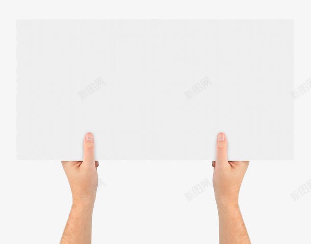 手举广告牌png免抠素材_新图网 https://ixintu.com 左右手 广告牌 手举 手势图片 空白纸牌 高清图片