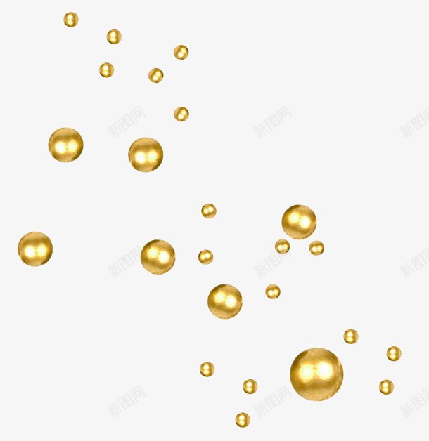 金色气泡元素png免抠素材_新图网 https://ixintu.com 气泡 气泡图片 水汽泡 金色气泡 金色气泡图片