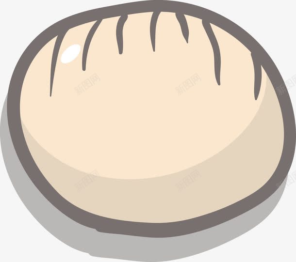 单独一个卡通包子png免抠素材_新图网 https://ixintu.com 包子 卡通 奶黄包 手绘 甜食 美食 面点 面食 食物