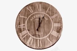 木头钟表素材