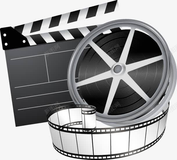 电影胶片矢量图ai免抠素材_新图网 https://ixintu.com 场记 录像带 电影 胶卷 胶带 胶片 矢量图