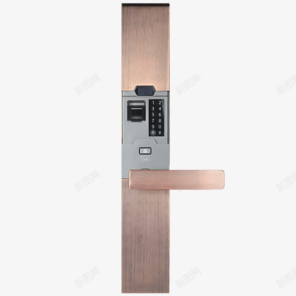 家用防盗门锁png免抠素材_新图网 https://ixintu.com 大门 家用防盗门 密码锁 指纹锁 智能锁 电子锁门锁 铜门