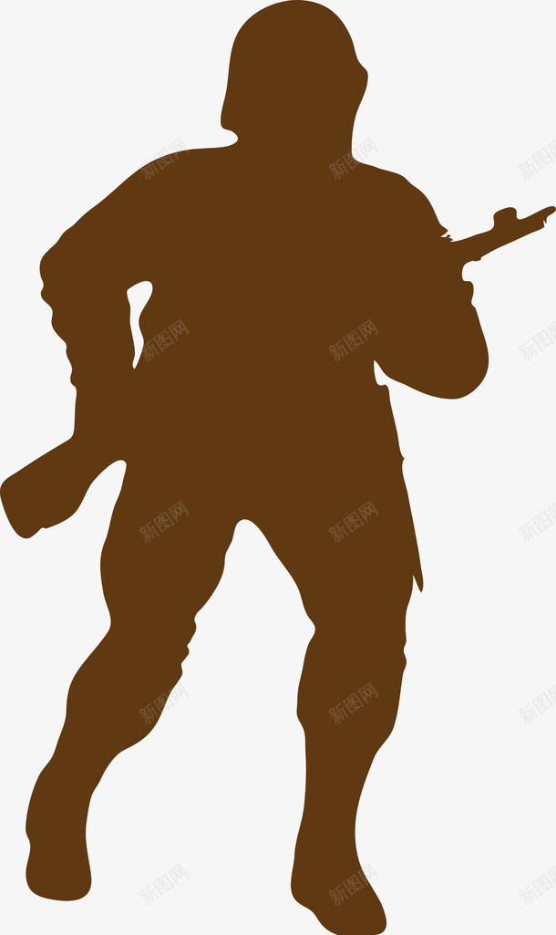 咖啡色作战士兵png免抠素材_新图网 https://ixintu.com 作战 免抠PNG 军人 军人节 咖啡色 士兵 美国 装饰图案