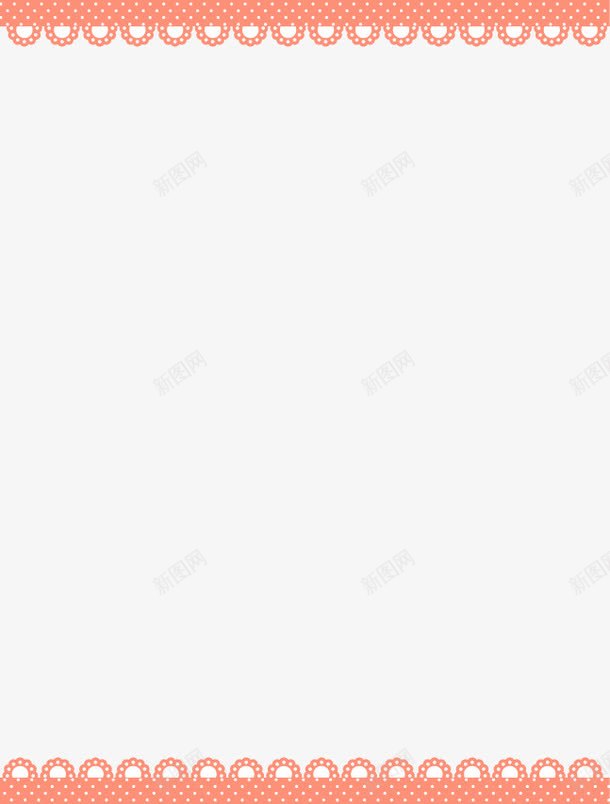 粉色卡通边角装饰png免抠素材_新图网 https://ixintu.com 信纸 卡通 边框设计