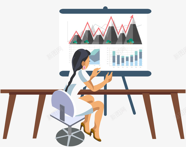 商务会议办公插画矢量图ai免抠素材_新图网 https://ixintu.com 人物插画 会议 商务办公 开会 矢量办公会议 矢量图