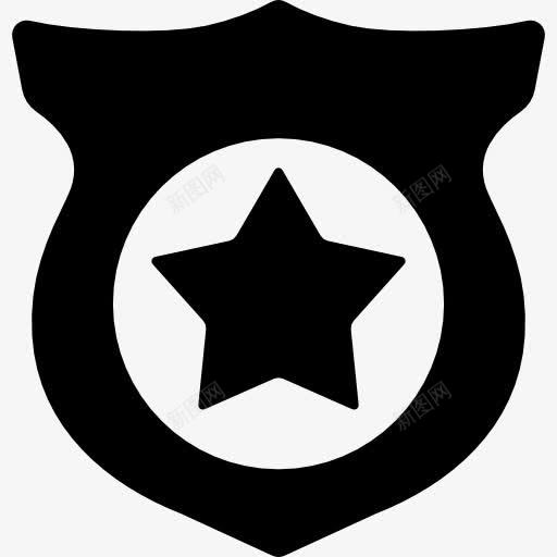 警察徽章图标png_新图网 https://ixintu.com 安全 标志 治安 游侠 警察徽章 警察荣誉