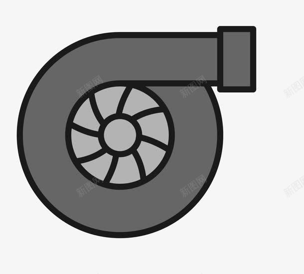 鼓风机图标png_新图网 https://ixintu.com 修理 图标 工具 配件 鼓风机