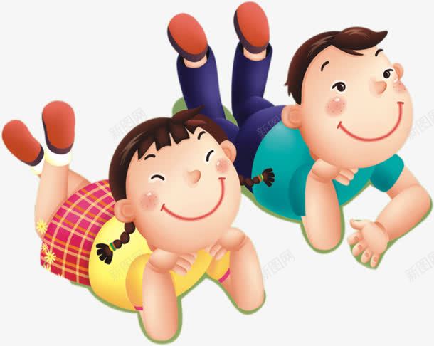两个小孩png免抠素材_新图网 https://ixintu.com 可爱孩子 小女孩 小男孩 游戏 玩耍