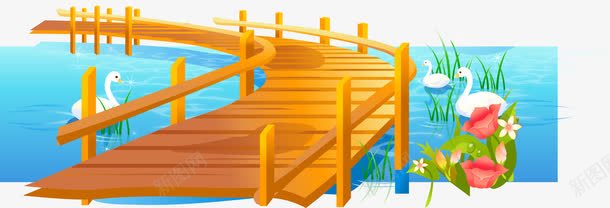 水平面桥png免抠素材_新图网 https://ixintu.com 水平面 水面 海 海平面