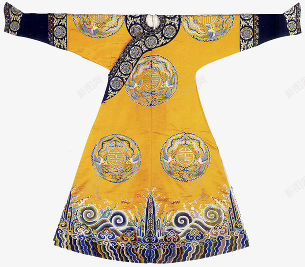 皇帝服装png免抠素材_新图网 https://ixintu.com 大袍子 清朝服装 清朝朝服 清朝龙袍 甲罩 皇帝龙袍 荷花 莲花 衣服 长袍 高清龙袍 麒麟 黄袍 龙 龙袍