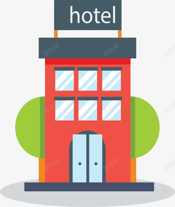 度假旅游酒店宾馆矢量图ai免抠素材_新图网 https://ixintu.com 宾馆 度假 度假宾馆 度假酒店 旅游酒店 矢量png 矢量图