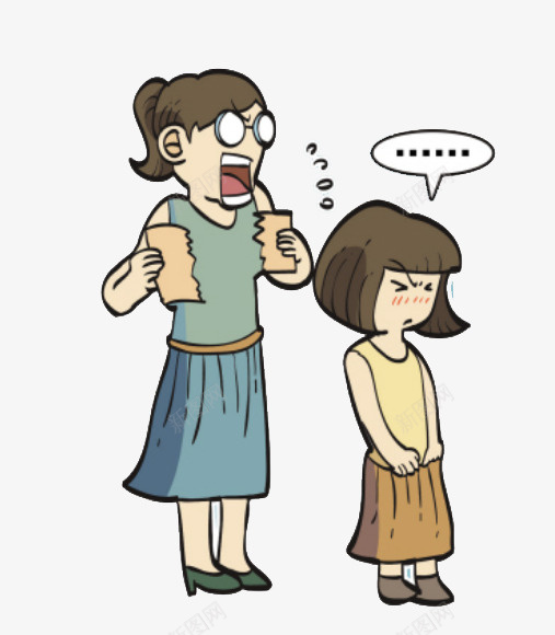 卡通大人和小孩怒吼生气png免抠素材_新图网 https://ixintu.com 卡通 大人和小孩 心情不好卡通大人和小孩怒吼生气 怒吼 怒气冲冲 生气