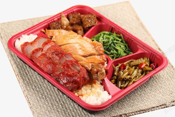 烧腊双拼套餐png免抠素材_新图网 https://ixintu.com 中餐 佳肴 便当 叉烧 叉烧饭 实物 家常菜 烧腊 烧腊双拼套餐 烧腊快餐 白切鸡