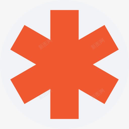 医疗图标png_新图网 https://ixintu.com 保健和医疗 信息 医疗 形状 明星 星号 标志 符号