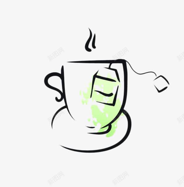 手绘袋泡茶png免抠素材_新图网 https://ixintu.com 冒热气的茶 奶茶 手绘 杯子 热气 茶 茶杯 袋泡茶 饮料