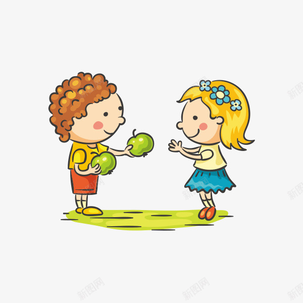 分享的孩子png免抠素材_新图网 https://ixintu.com 分享 卡通 孩子 帅气的 插图 果实 漂亮的