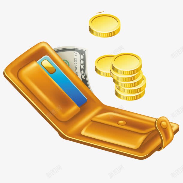 钱包卡通png免抠素材_新图网 https://ixintu.com 卡通 客户尾款 尾款 尾款定金 尾款支付流程 补交尾款 货款