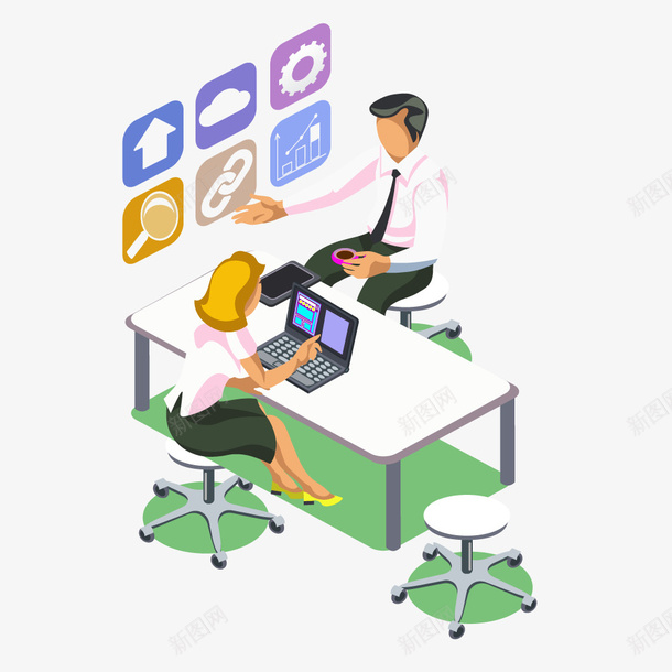 2D立体办公职员办公室展示汇报矢量图ai免抠素材_新图网 https://ixintu.com 2D人物 2D办公 2D立体办公职员办公室展示汇报素材免费下载 OL 公司职员 办公人员 办公室汇报 办公汇报 办公职员 汇报演示 立体人物 立体职员 职员 矢量图