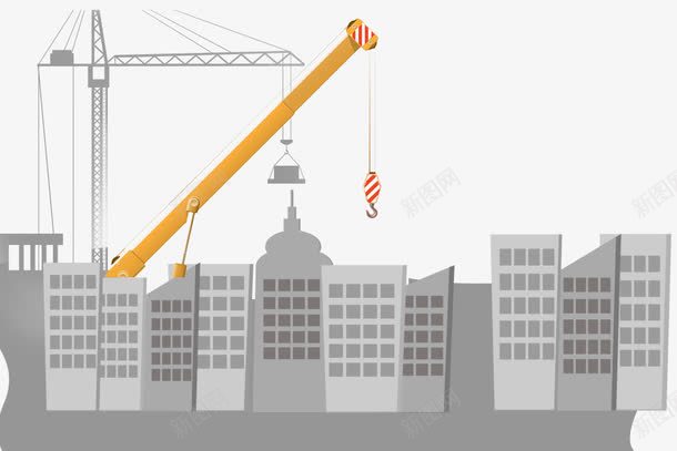 施工建设psd免抠素材_新图网 https://ixintu.com 塔吊 工地 工地塔吊 建设 施工