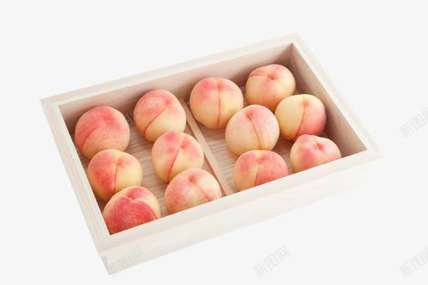 桃子png免抠素材_新图网 https://ixintu.com 木盒 桃子 水蜜桃
