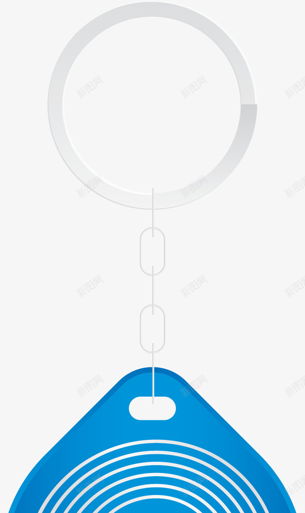 钥匙扣卡通门禁识别矢量图ai免抠素材_新图网 https://ixintu.com RFID 卡通射频 卡通风格 射频识别 门禁 高级技术 矢量图
