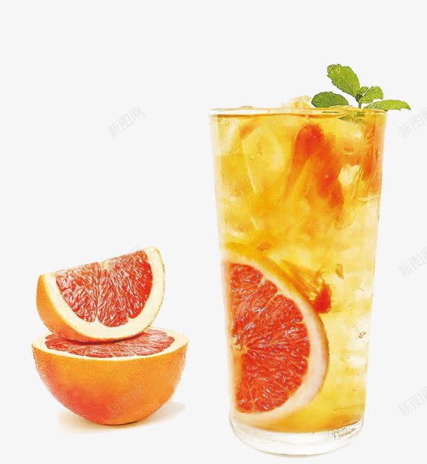 一杯美味的西柚茶png免抠素材_新图网 https://ixintu.com 一杯美味的西柚茶 一杯西柚茶 柠檬西柚茶 茶 西柚茶 饮品 饮料