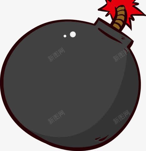 火药炸弹png免抠素材_新图网 https://ixintu.com 危险物 手绘 火药 炮弹 爆破