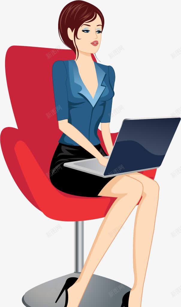 多款职业女性矢量图eps免抠素材_新图网 https://ixintu.com 2 白领办公室工作时尚矢量女性干练 矢量图