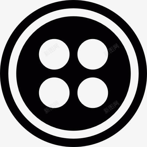 衣服纽扣图标png_新图网 https://ixintu.com 按钮 时尚 缝纫