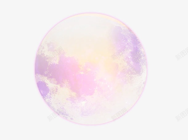 月亮png免抠素材_新图网 https://ixintu.com 七夕元素 七夕节 中秋节 月亮 浪漫 粉色月亮